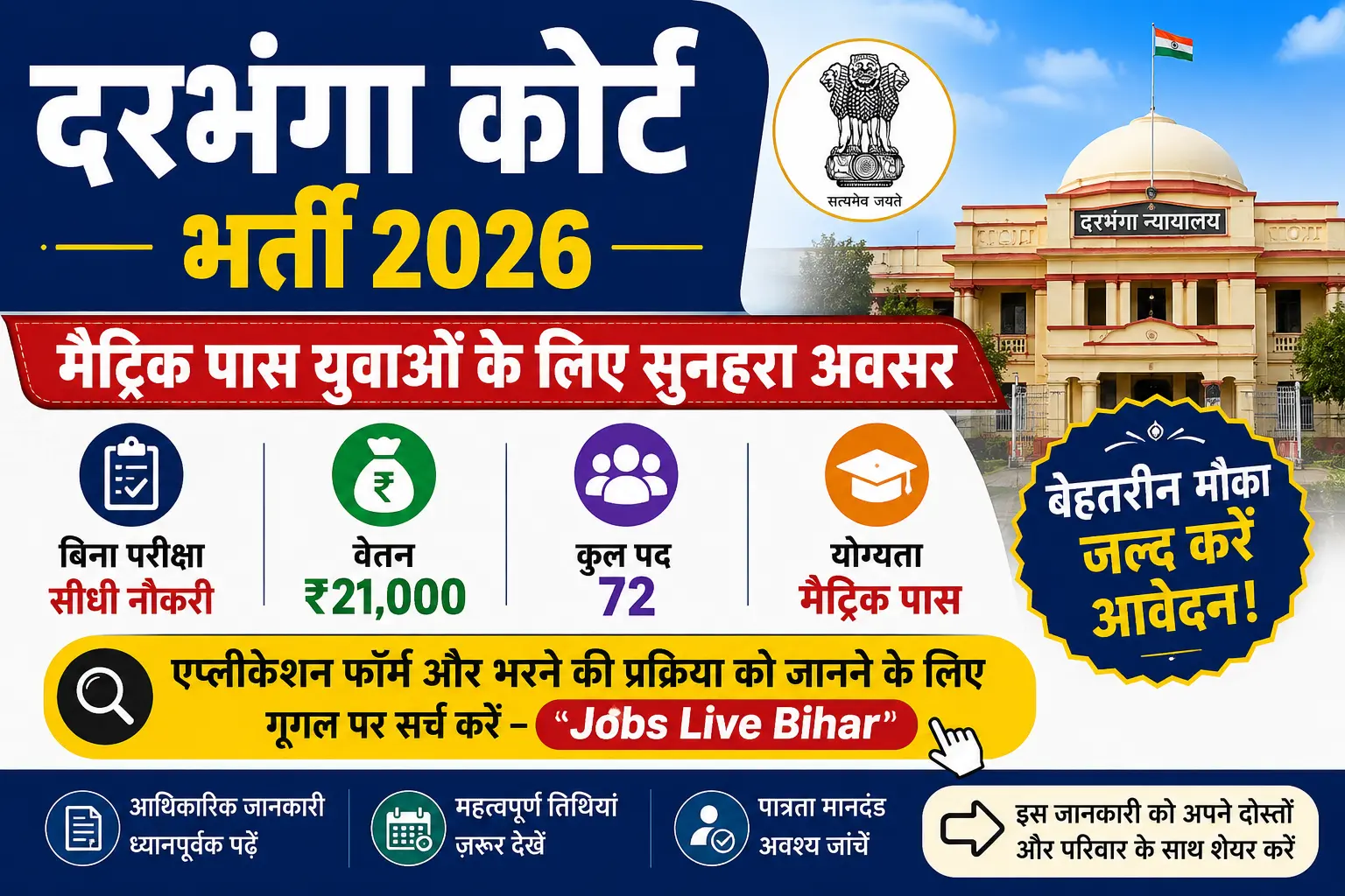 Darbhanga PLV Vacancy 2026