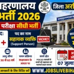 Araria Support Person Recruitment 2026