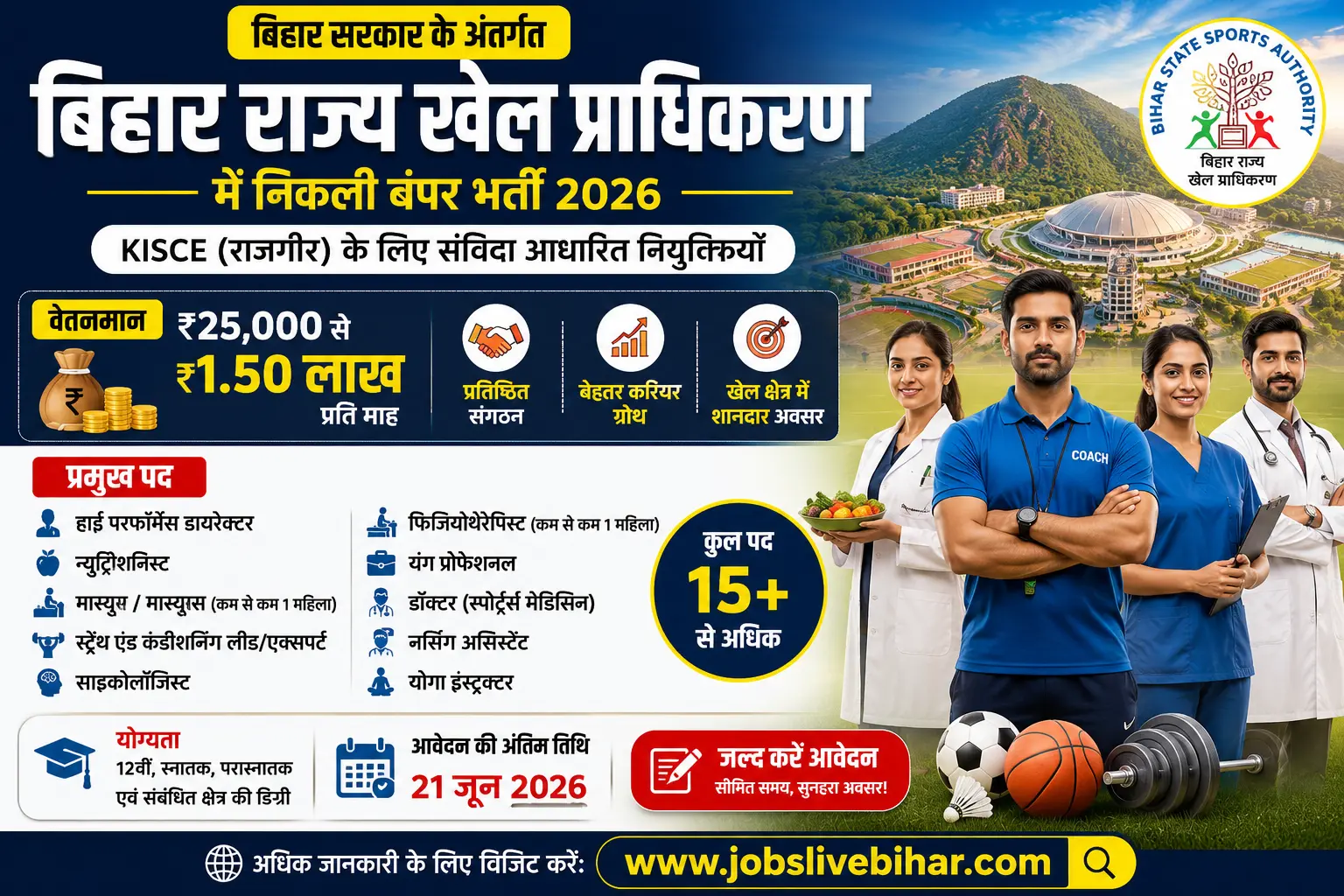 Bihar State Sports Authority Recruitment 2026